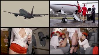 The Flight Attendants Scene 4  Anny Aurora  Cassie Del Isla  Valentina Nappi  Ricky Mancini