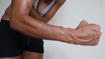 veiny arms hands and neck - August 01, 2022