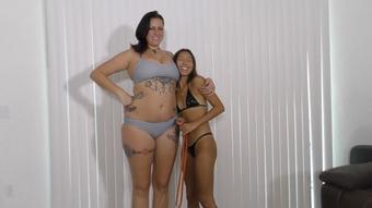 Vanessa & Krystal: Size Comparison