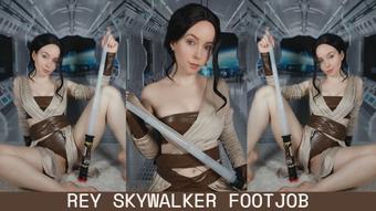 Rey Skywalker Footjob - May 03, 2023