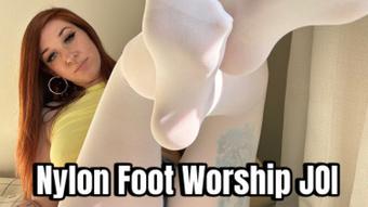 Nylon Foot Worship JOI & Cum Countdown