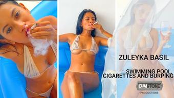 SWIMMING POOL CIGARETTES AND BURPING