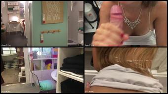 019 Teen Gets Her Mouth Filled In Public At Ikea   French Amateur Lucawmia 1080P
