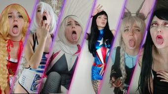 AHEGAO FACE COSPLAY COMPILATION vol.2 - Dec 21, 2020