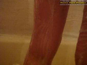 Skinny Teen Brunette Girl In Shower