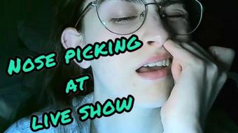 FETISH NOSE PICKING, PLAY WITH MY SNOTS