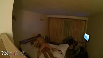 Wet Kelly Hidden Camera Spy Sex In Hotel Room