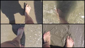 Ladytoro Barefoot Walking On The Beach Manyvids