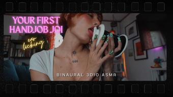 Your first handjob JOI | ear licking asmr - September 13, 2025