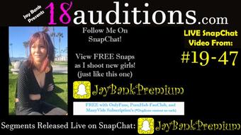 Jay Bank Presents 19 47 Live Snapchat Premium 18Auditions