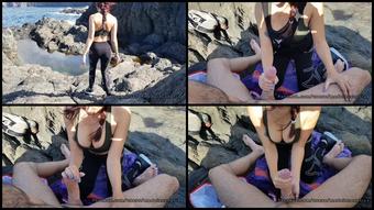 Public Beach Day With My Fitness Tinder Girl   Made In Canarias   Pornhub Com
