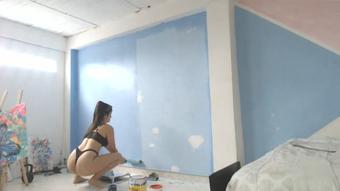 Painting my room in streaming - January 07, 2021