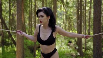 Biceps Play And Bondage In The Woods