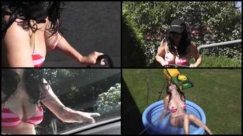 Britney Swallows Lawnmower Woman Wet N Wild