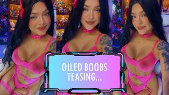 Oiled Boobs Teasing - March 20, 2024