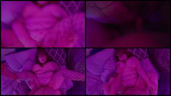 Elisa Mae Pink Fishnet Fantasy Fuck Amp Creampie