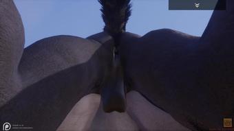 Wild Life / Werewolf Fucks Lioness at beach