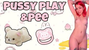 PUSSY PLAY AND PEE