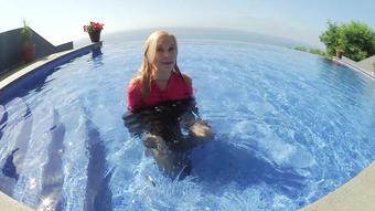 Ariel Anderssen And In Charge Of A Pool