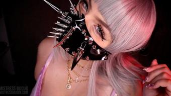 Mistressbijoux Goth Pvc Mask Worship