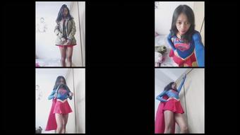 Creamberryfairy   Cosplay Super Girl Riding Dildo   Manyvids