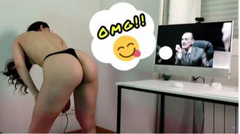 SEXY BIG ASS TOP LESS DANCE ROCK MUSIC
