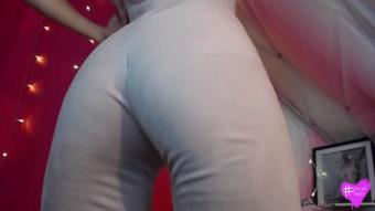 Suede Bodysuit Ass worship