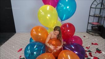 Julie Made to Pop Balloons PART 1