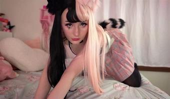 Tweetney Cat Girl Shows Off Her Butthole