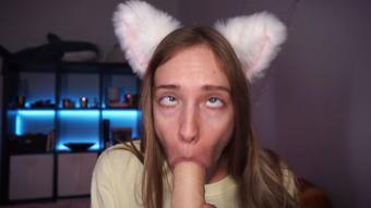 Sloppy facefuck with ahegao face - Jan 9, 2022