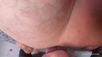The Best FEMALE POV Blowjob - Horny Girlfriend Facefuck Big Dick, Lick Ass and Swallow Cum