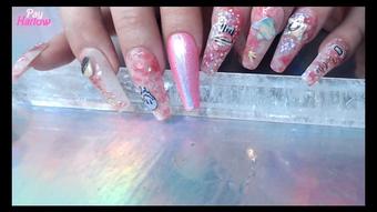 Extra long nail tapping ASMR