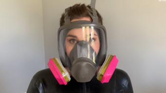 Gas Mask Orgasms Fantasy