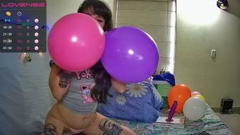 Blow 2 balloons SAME TIME - January 04, 2021