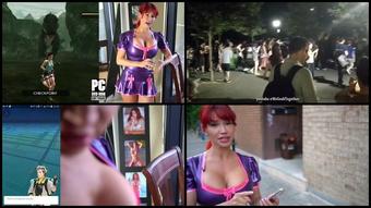 Bianca Beauchamp Bianca Captures Pikachu   Pokemongo
