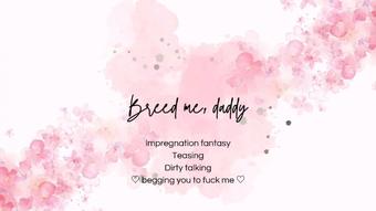 Breed me, daddy audio only