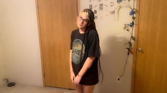 Nerdy step-Sister Ass Worship and Blowjob - February 25, 2025
