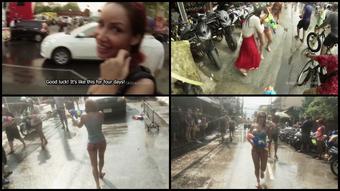 Bianca Beauchamp 2015 Bouncing Boobs Thailand Sunkran Festival 720
