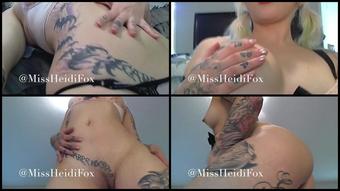 Heidifox Cumming With Blonde Pigtails