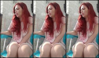 Xo Bunny P-- Desperation Redhead Must Finish Cigarette Outside The House To P--