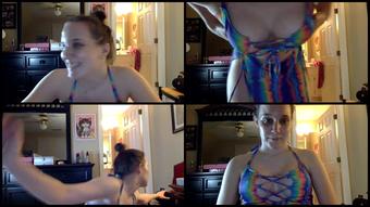 Jessarain On Web Cam Live Being Goofy