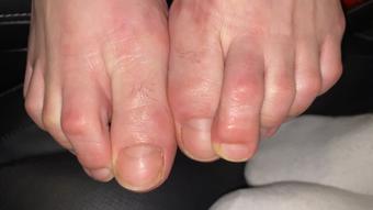 VEINY LARGE FEET FOOT TEASE VIDEO - January 16, 2024