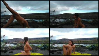 Elladonna69 28 10 2019 77718553 Naked Yoga On The Beach And More 41