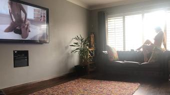 Porn Window Wank