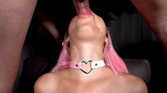 I fuck her throat until I cum in her