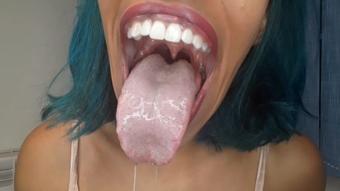 Wet tongue and uvula views - April 15, 2021