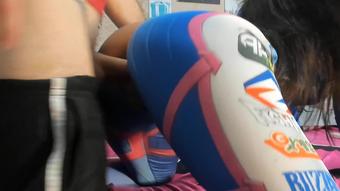 Cosplay Overwatch D Va Plays With Cock Fucked So Hot
