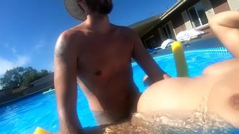 Mya Lane - 9 Months Pregnant Pool Sex (Ph)