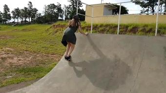 Sex vibrator in public skate park