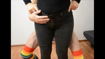 Game; Milf Gives Boy The Dry Humping. Try Cum On A Big Ass In Jeans